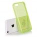 iPhone 5c - TPU Soft Protective Phone Cover Case - Clear Green